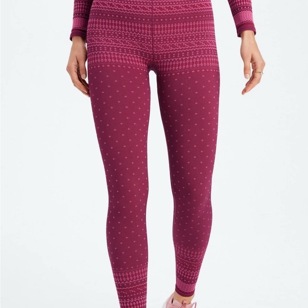 Fabletics High-Waisted Seamless Fair Isle Leggings